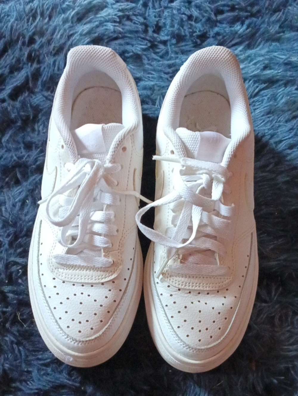 Nike Women's Court Vision Low Triple White Shoes